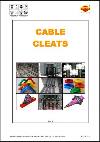 Tab 1 Cable Cleat Catalogue