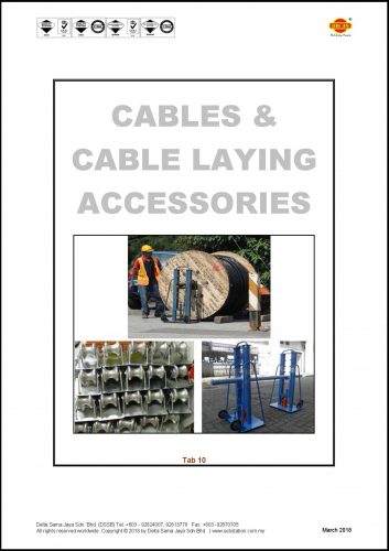 Tab 10 - Cable & Cable Laying Accessories Catalogue