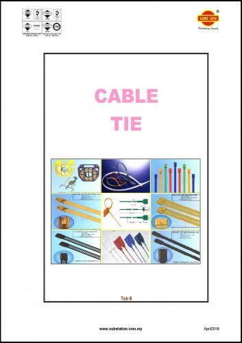 Tab 8 - Cable Tie Catalogue