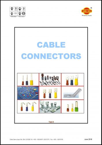 Tab 9 - Cable Connector Catalogue