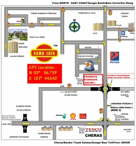 Location of Delta Sama