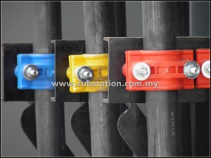 Colourful Cable Cleat or Cable Clamp from Delta Sama