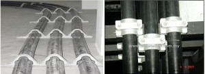 Cable Cleat or Cable Clamp or Trefoil from Delta Sama
